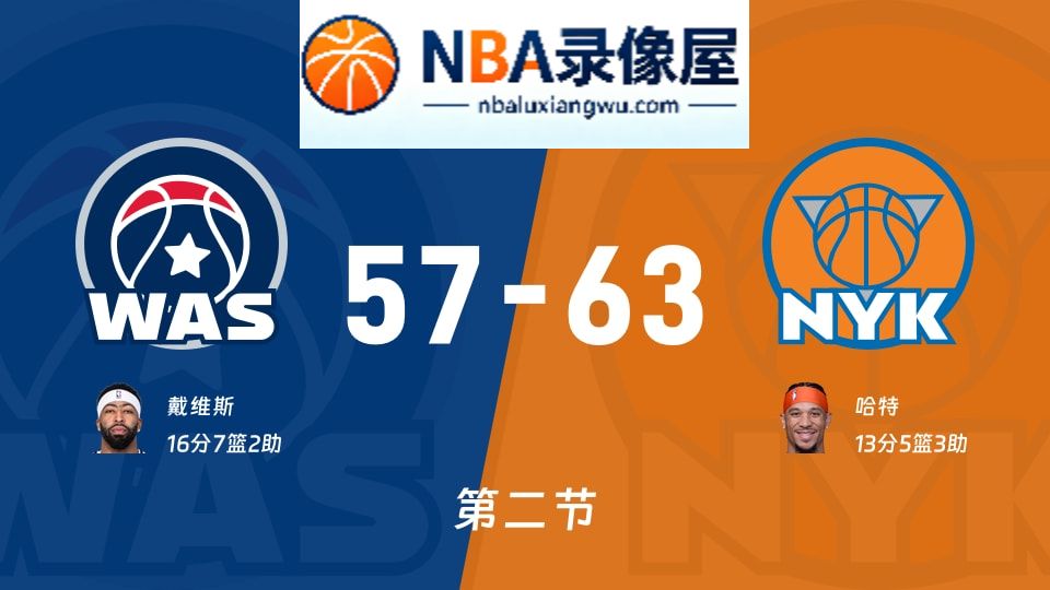 奇才vs尼克斯第二节战报,奇才vs尼克斯第二节比分结果,NBA