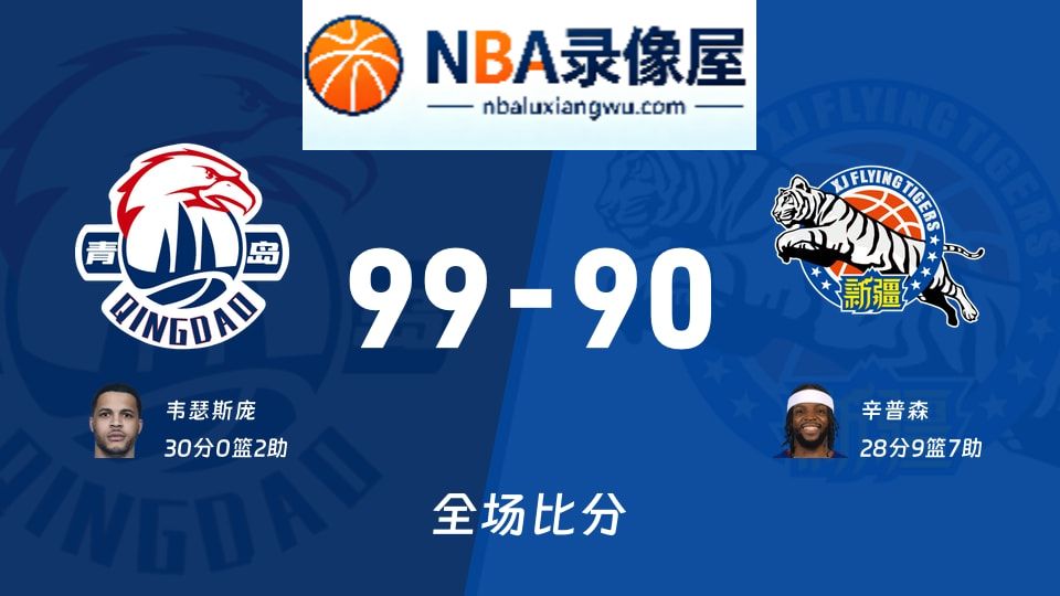 青岛vs新疆战报,青岛vs新疆比分结果,CBA