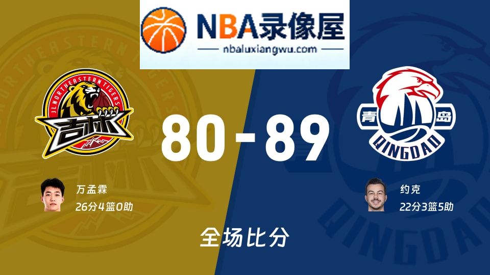 吉林vs青岛战报,吉林vs青岛比分结果,CBA