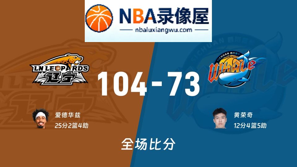 辽宁vs四川战报,辽宁vs四川比分结果,CBA