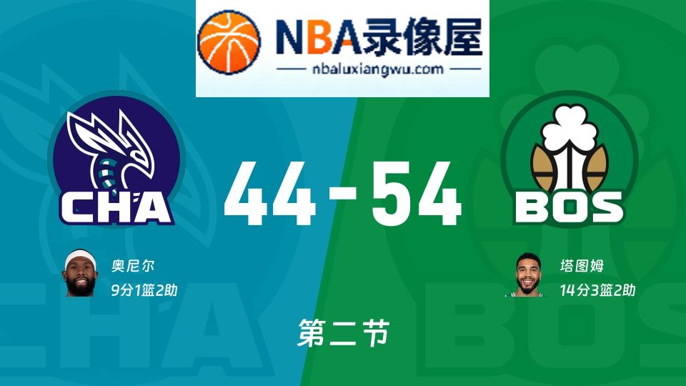 黄蜂vs凯尔特人第二节战报,黄蜂vs凯尔特人第二节比分结果,NBA
