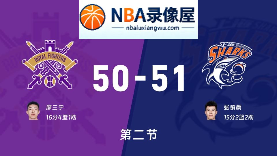 北控vs上海第二节战报,北控vs上海第二节比分结果,CBA
