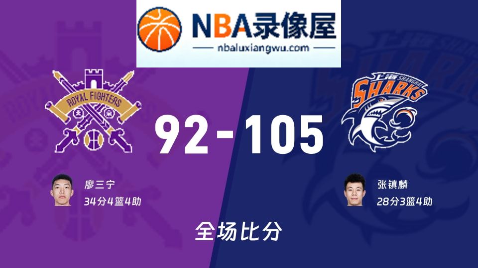 北控vs上海战报,北控vs上海比分结果,CBA
