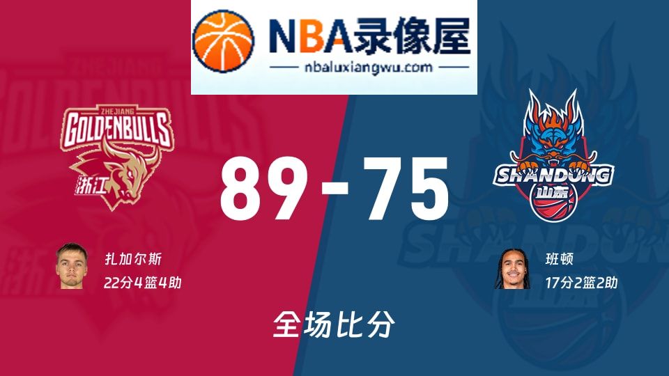浙江vs山东战报,浙江vs山东比分结果,CBA