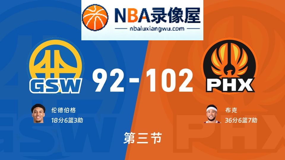 勇士vs太阳第三节战报,勇士vs太阳第三节比分结果,NBA