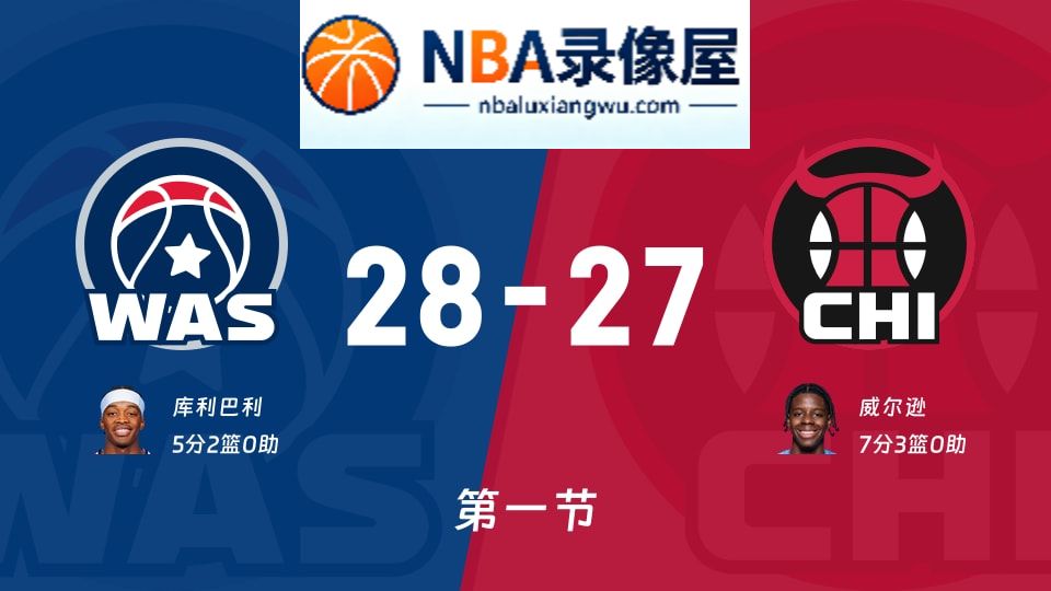 奇才vs公牛第一节战报,奇才vs公牛第一节比分结果,NBA