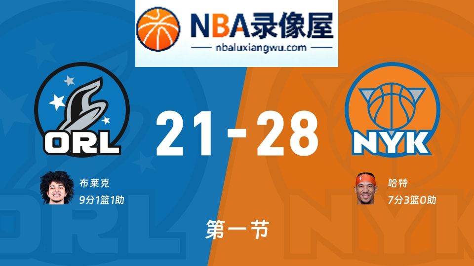 魔术vs尼克斯第一节战报,魔术vs尼克斯第一节比分结果,NBA