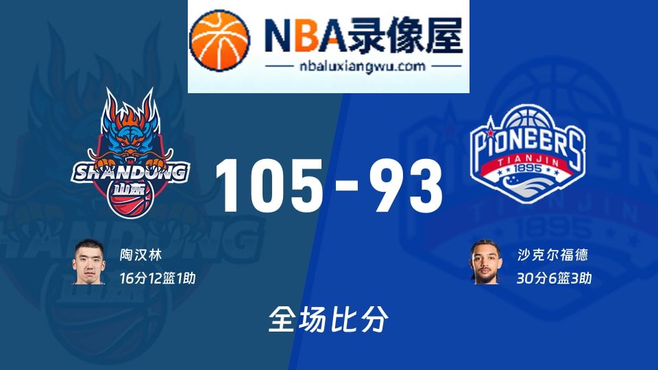 山东vs天津战报,山东vs天津比分结果,CBA