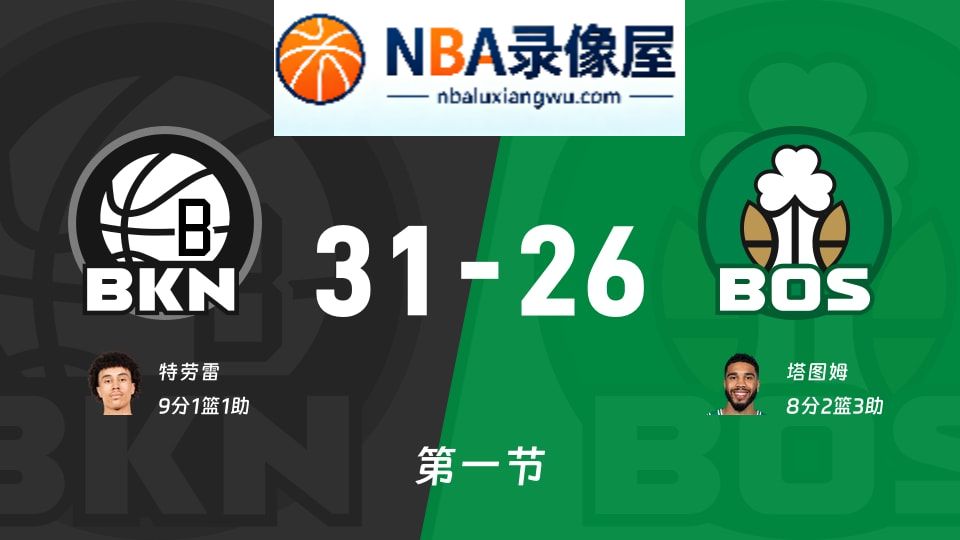 篮网vs凯尔特人第一节战报,篮网vs凯尔特人第一节比分结果,NBA