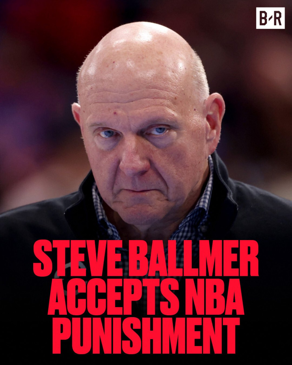 名记Shams：鲍尔默发声明接受NBA处罚！已缴罚款不会起诉