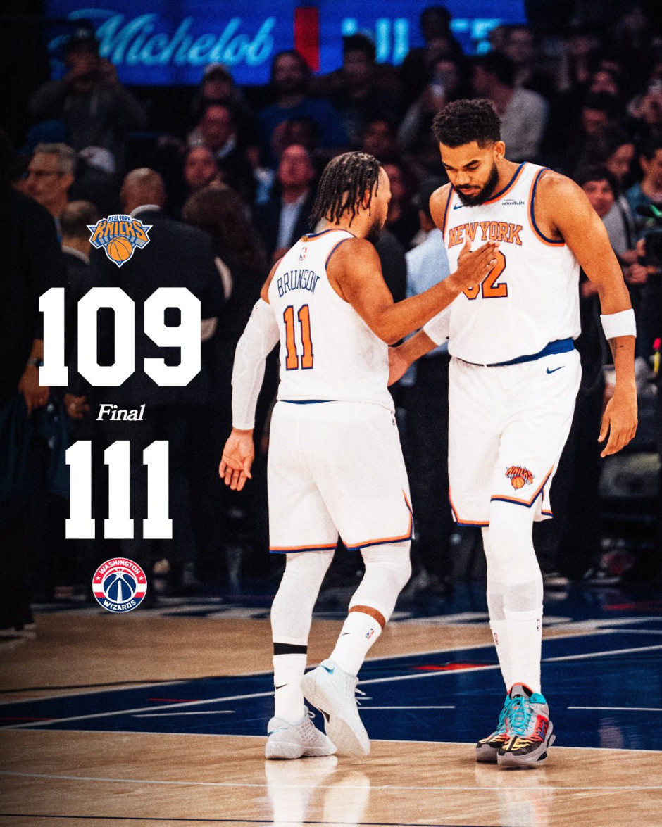 NBA回放全场录像高清：季前赛奇才vs尼克斯（10月9日）迪班萨11+2+2+4