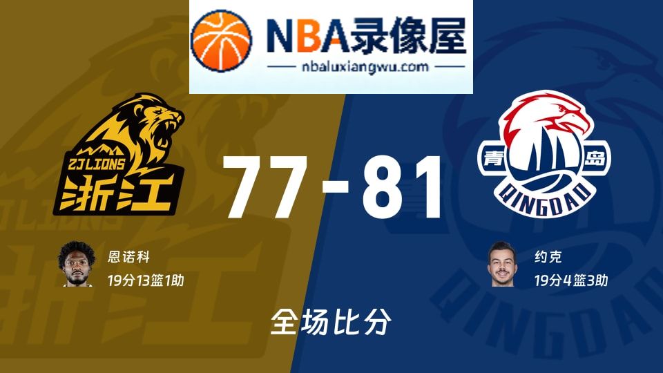 广厦vs青岛战报,广厦vs青岛比分结果,CBA