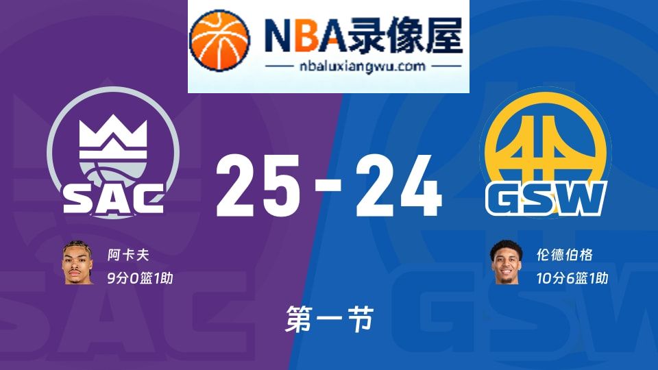 国王vs勇士第一节战报,国王vs勇士第一节比分结果,NBA