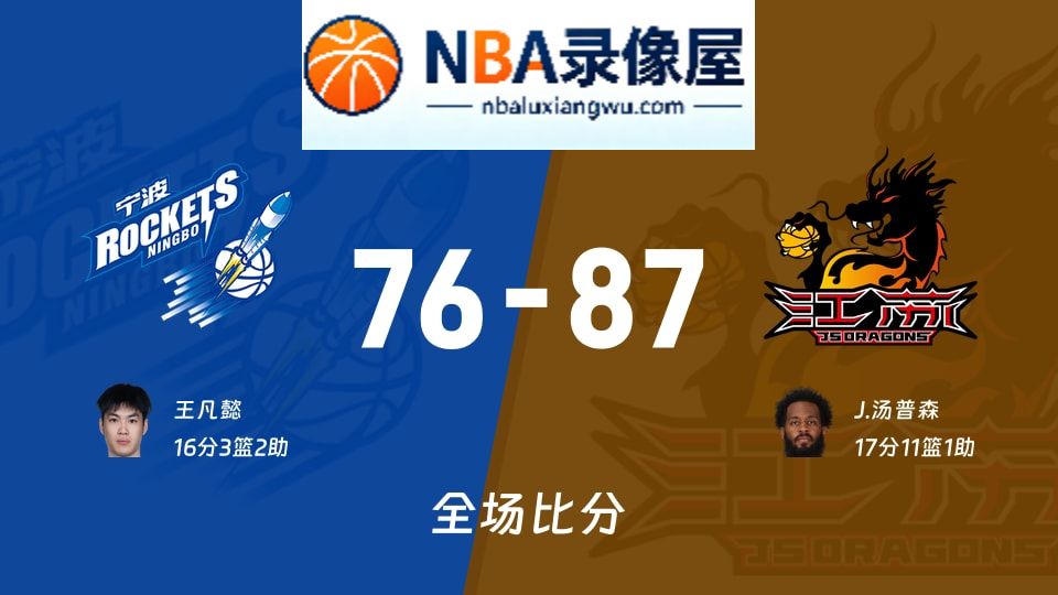宁波vs江苏战报,宁波vs江苏比分结果,CBA