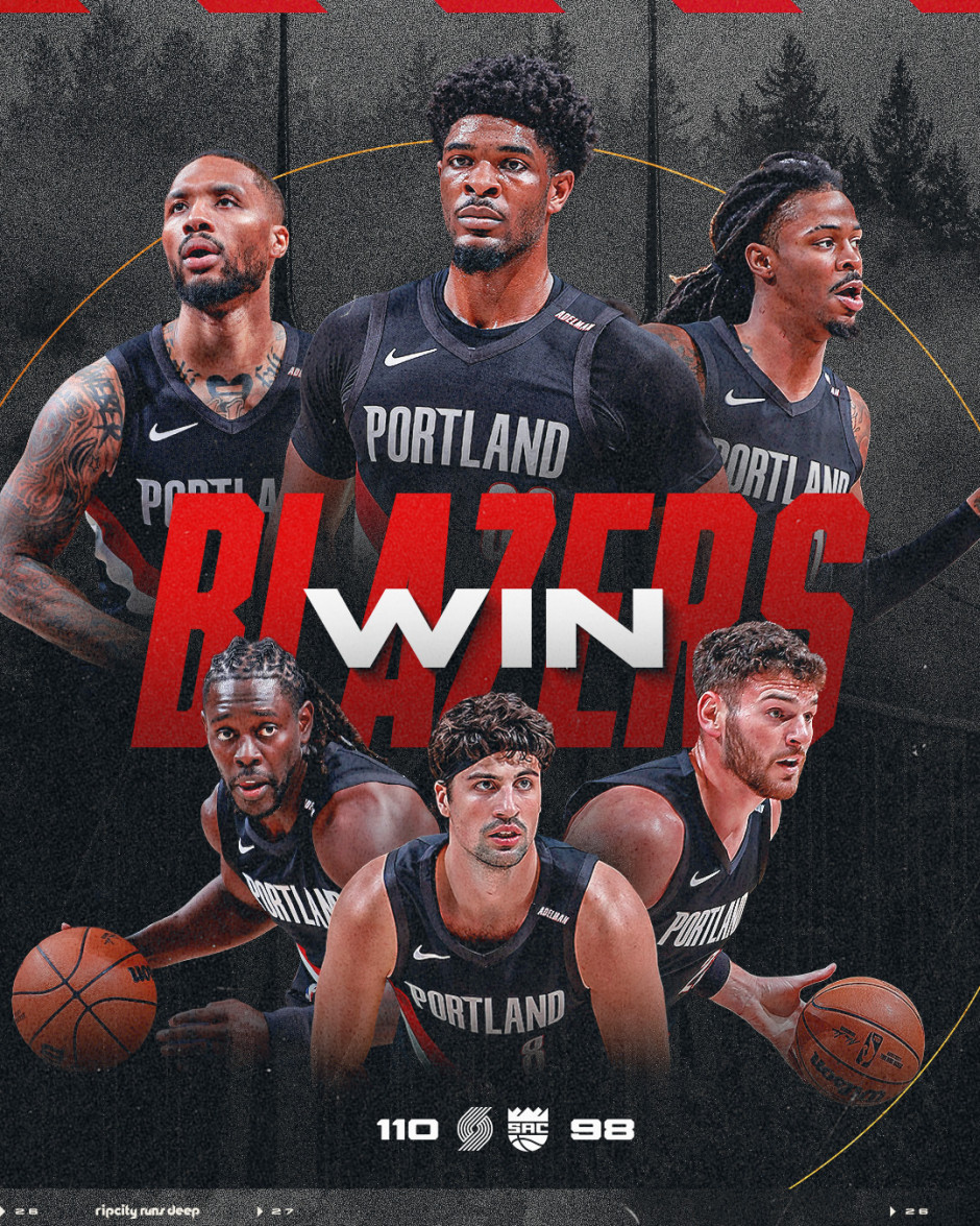NBA回放全场录像高清：季前赛开拓者vs国王（10月14日）附比赛数据战报