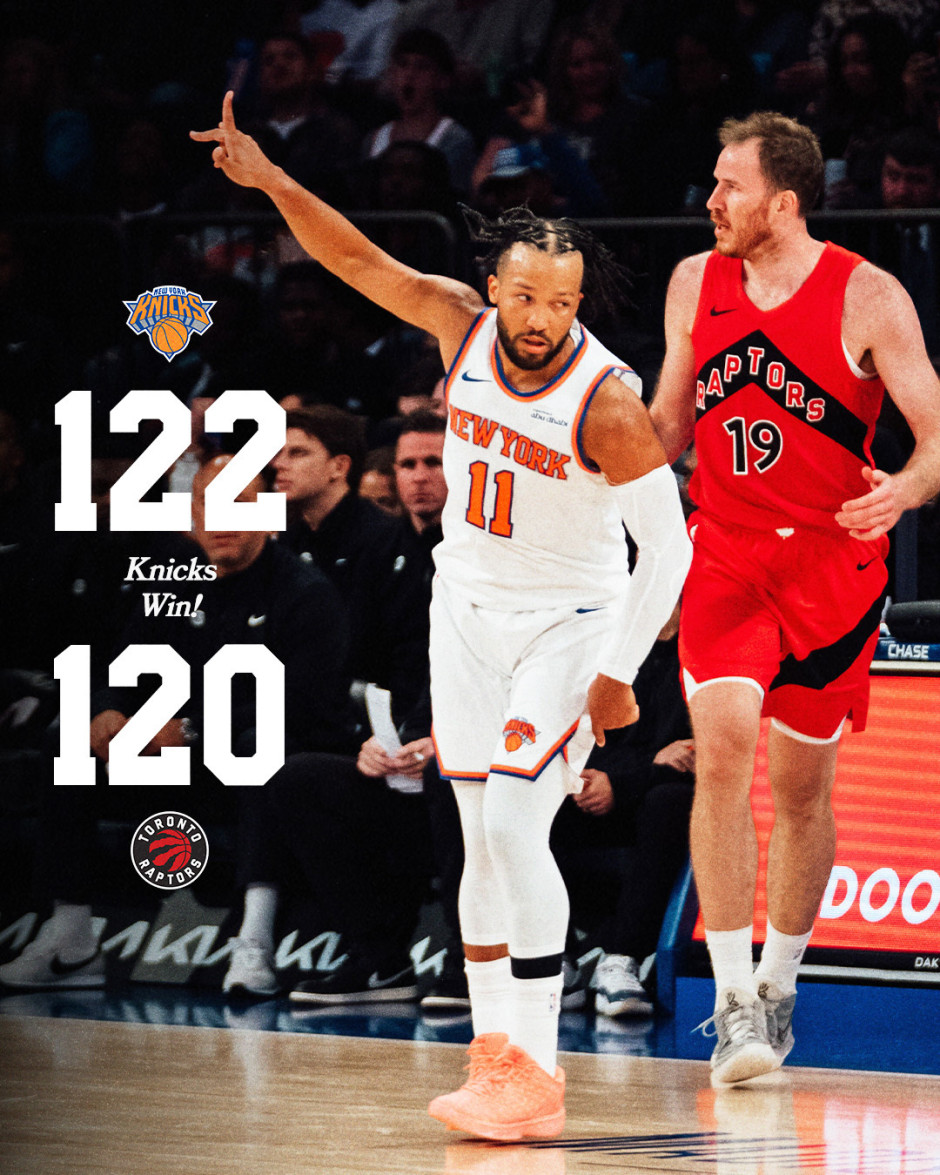 NBA回放全场录像高清：季前赛猛龙vs尼克斯（10月16日）布伦森砍下20+7