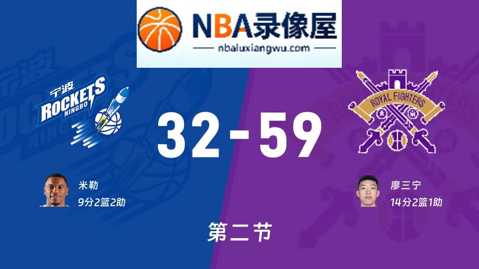宁波vs北控第二节战报,宁波vs北控第二节比分结果,CBA