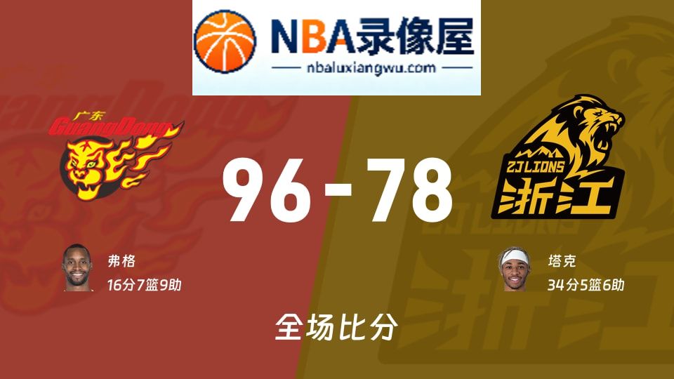 广东vs广厦战报,广东vs广厦比分结果,CBA