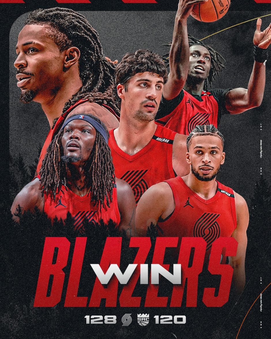 NBA常规赛录像完整版-开拓者vs国王全场回放（10.24）杨瀚森没上场