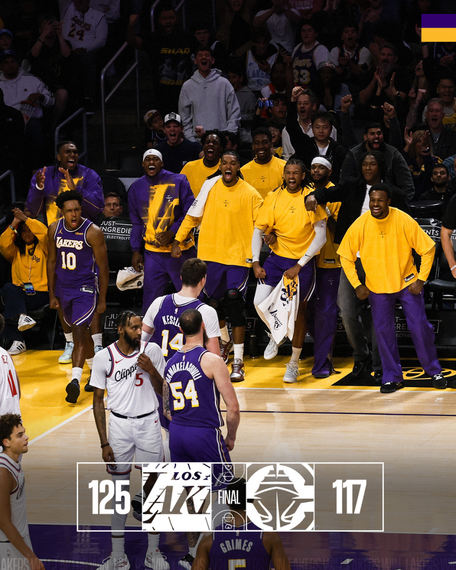 NBA回放全场录像高清：常规赛快船vs湖人（10月24日）附数据战报