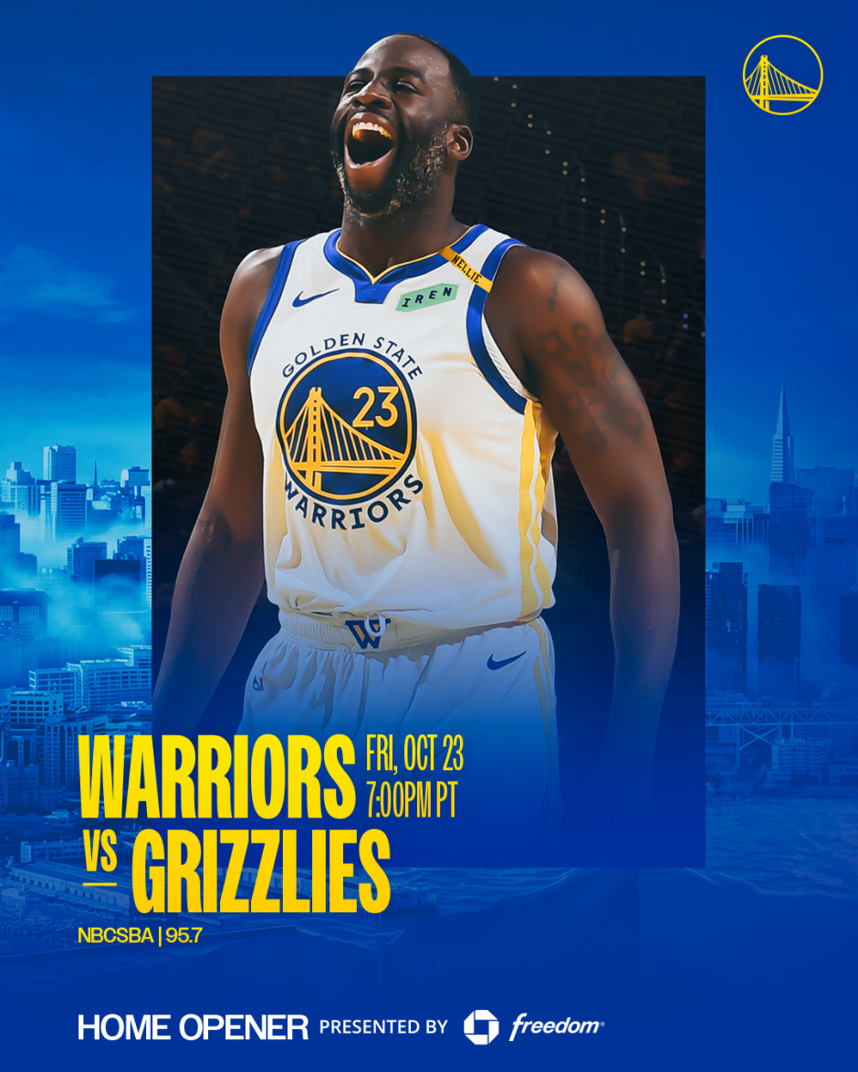 NBA常规赛灰熊VS勇士首发：库里搭档波杰姆斯基-附比赛直播