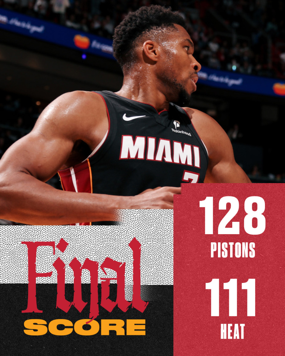 NBA常规赛录像完整版-活塞vs热火全场回放（10.24）附数据战报