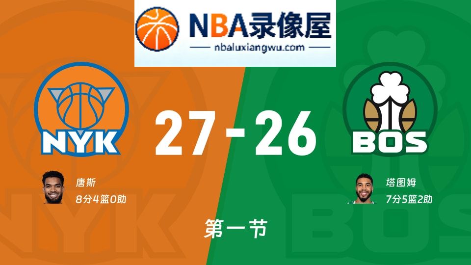 尼克斯vs凯尔特人第一节战报,尼克斯vs凯尔特人第一节比分结果,NBA