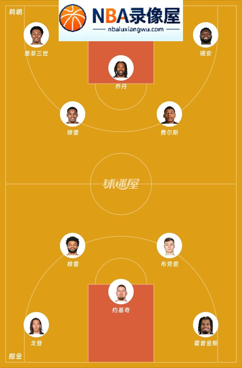 鹈鹕vs掘金首发,鹈鹕vs掘金首发阵容,NBA
