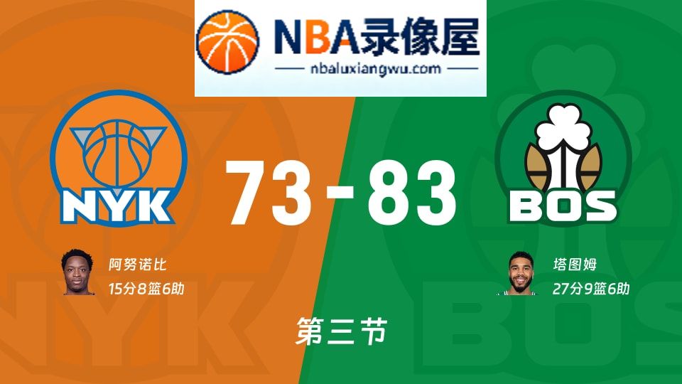 尼克斯vs凯尔特人第三节战报,尼克斯vs凯尔特人第三节比分结果,NBA
