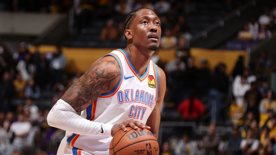 NBA回放全场录像高清：常规赛快船vs雷霆（10月26日）杰威脚踝严重扭曲变形