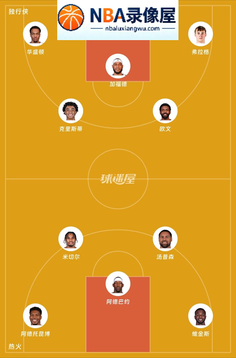 独行侠vs热火首发,独行侠vs热火首发阵容,NBA
