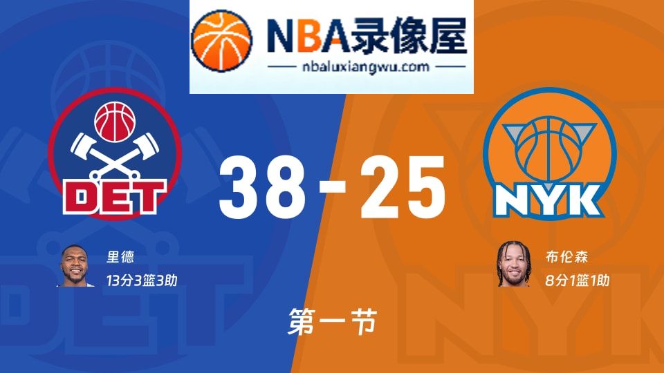 活塞vs尼克斯第一节战报,活塞vs尼克斯第一节比分结果,NBA