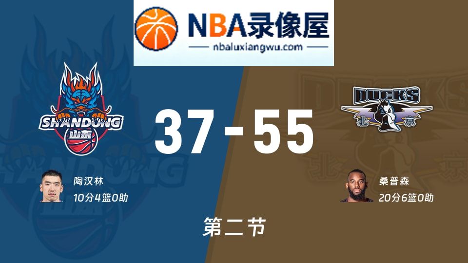 山东vs北京第二节战报,山东vs北京第二节比分结果,CBA