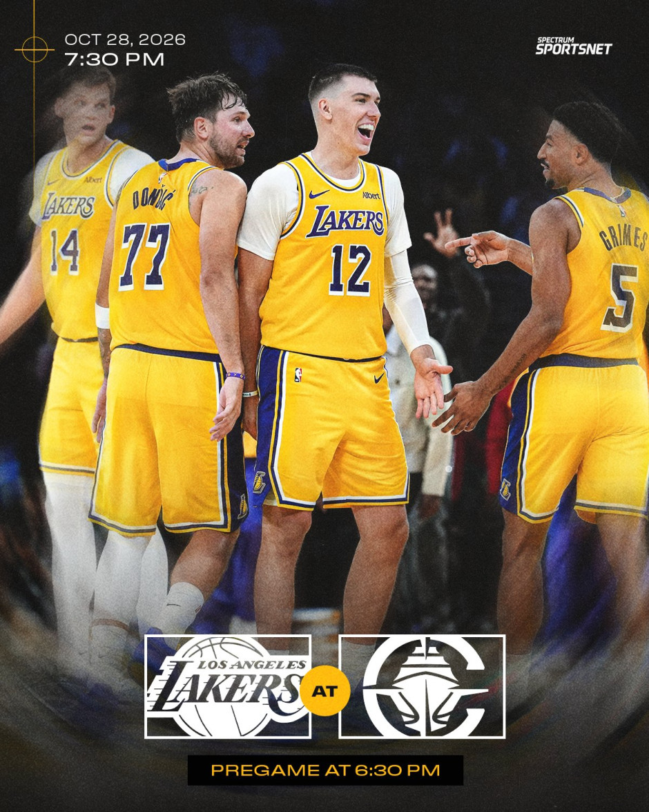 东契奇休战！NBA常规赛湖人vs快船首发名单：里夫斯&凯斯勒-附比赛直播