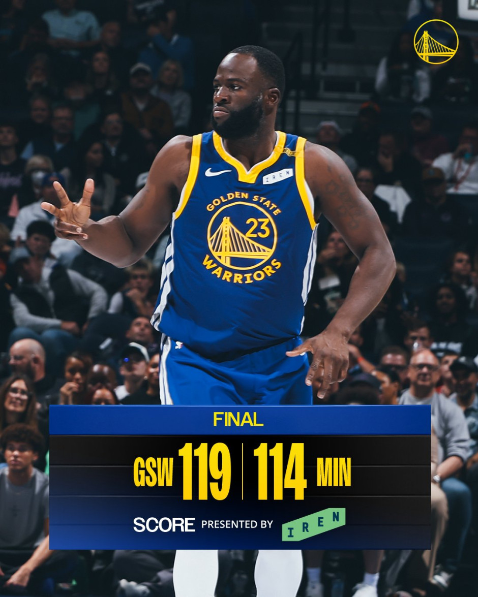 NBA回放全场录像高清：常规赛勇士vs森林狼（10月29日）附数据战报