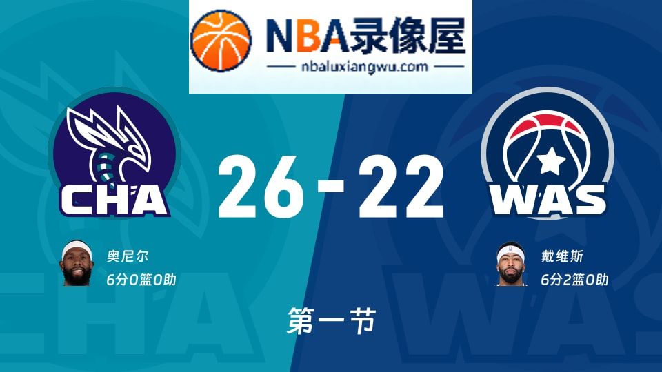 黄蜂vs奇才第一节战报,黄蜂vs奇才第一节比分结果,NBA