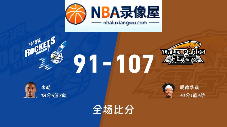 宁波vs辽宁战报,宁波vs辽宁比分结果,CBA