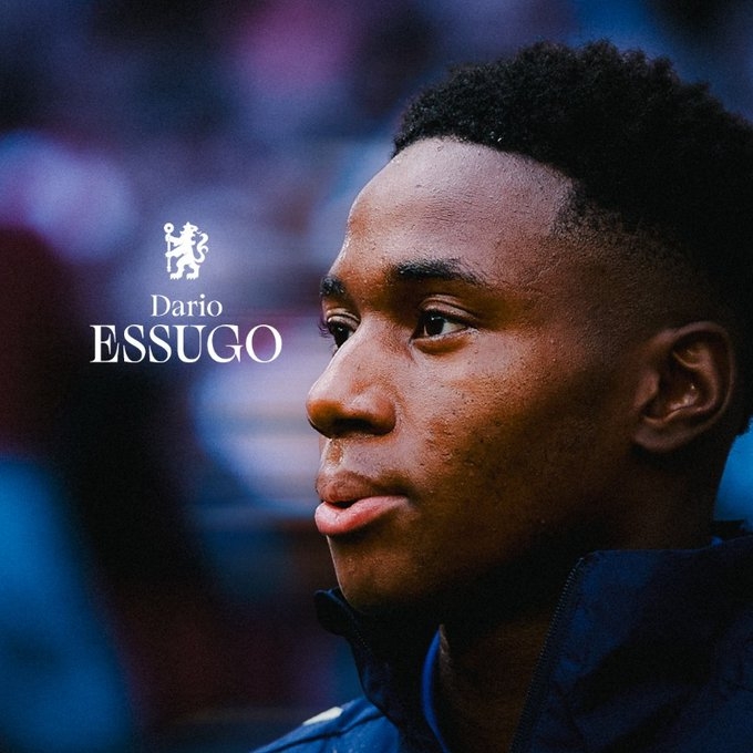 切尔西官宣签下葡萄牙超新星埃苏戈 转会费2227万欧签约9年