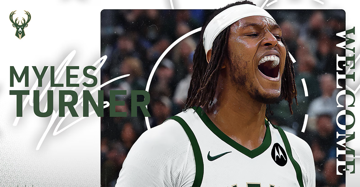 雄鹿官宣签下特纳 四年1.07亿补强内线